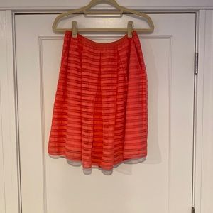Coral Maeve from Anthropologie skirt